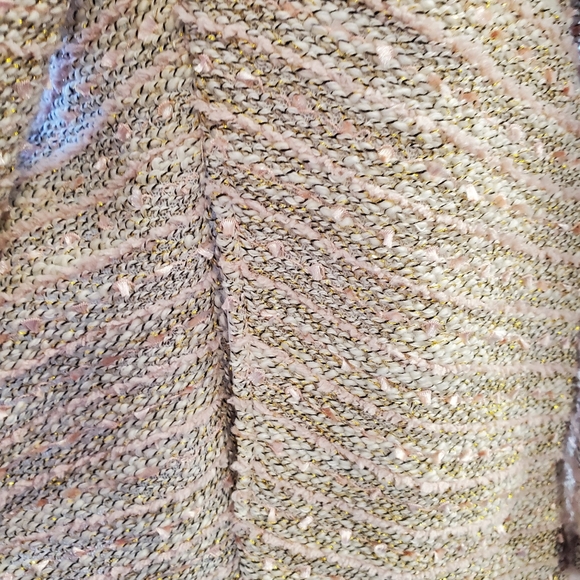 NWT ByTavi Women's Champagne Blush Asymmetrical Cardigan Sweater Sz Med - Picture 7 of 14